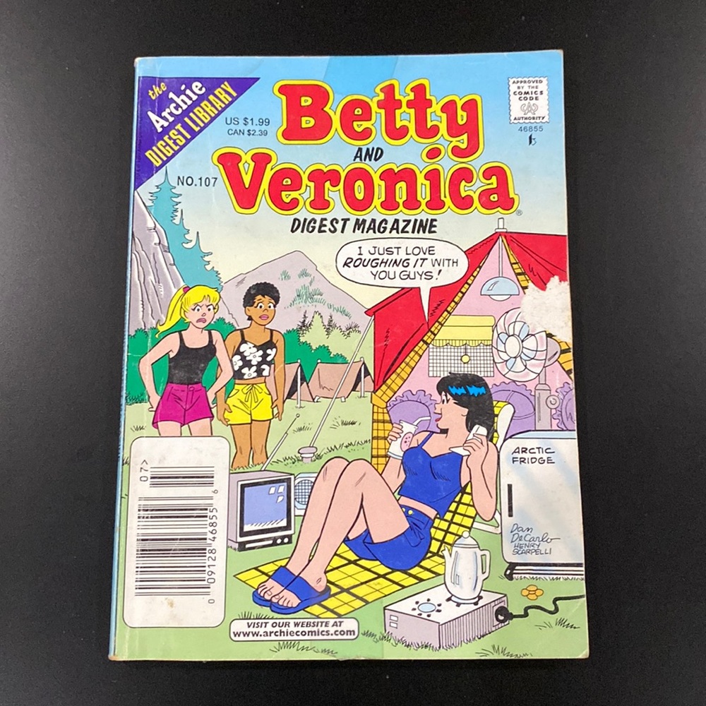 Archie Comics | Betty & Veronica #107 (1999) - Vintage Comic Digest Magazine